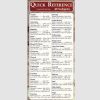 Quick Reference Bookmark - 48 Subjects - 100/pack