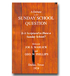 Debate On The Sunday School Question