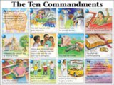 Ten Commandments - NIV - Wall Chart - Lam