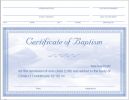 Certificate Of Baptism - 21st Century Christian