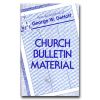 Church Bulletin Material